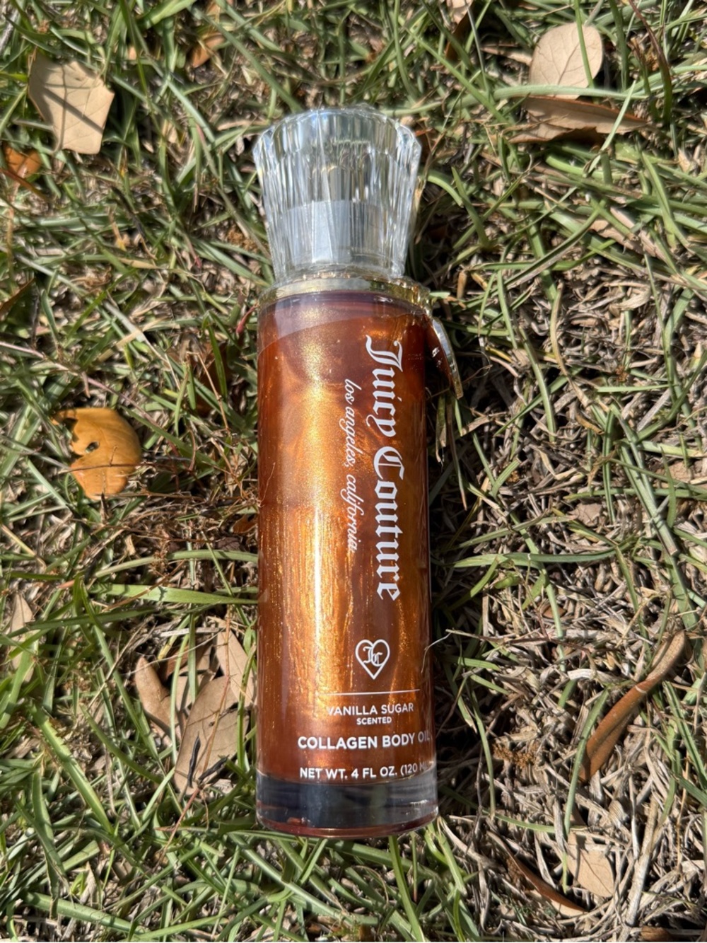 Juicy Couture Shimmering Bronze Vanilla Sugar Collagen Body Oil